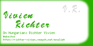 vivien richter business card